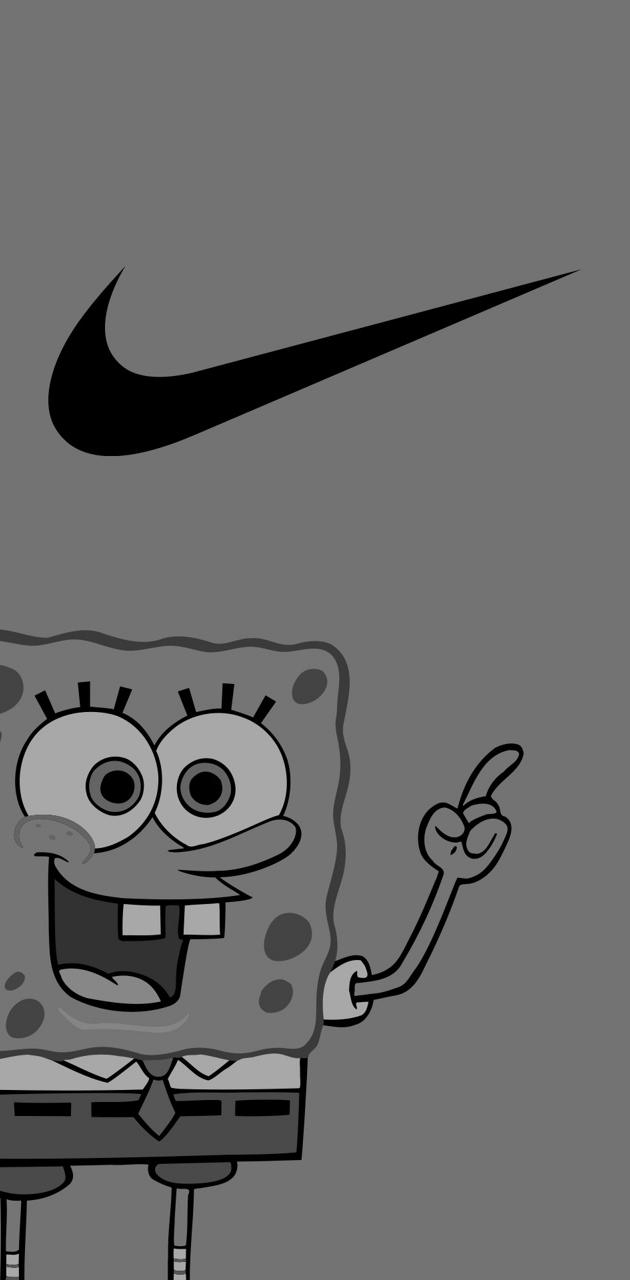 630x1280 Nike Sponge Bob wallpaper, Phone