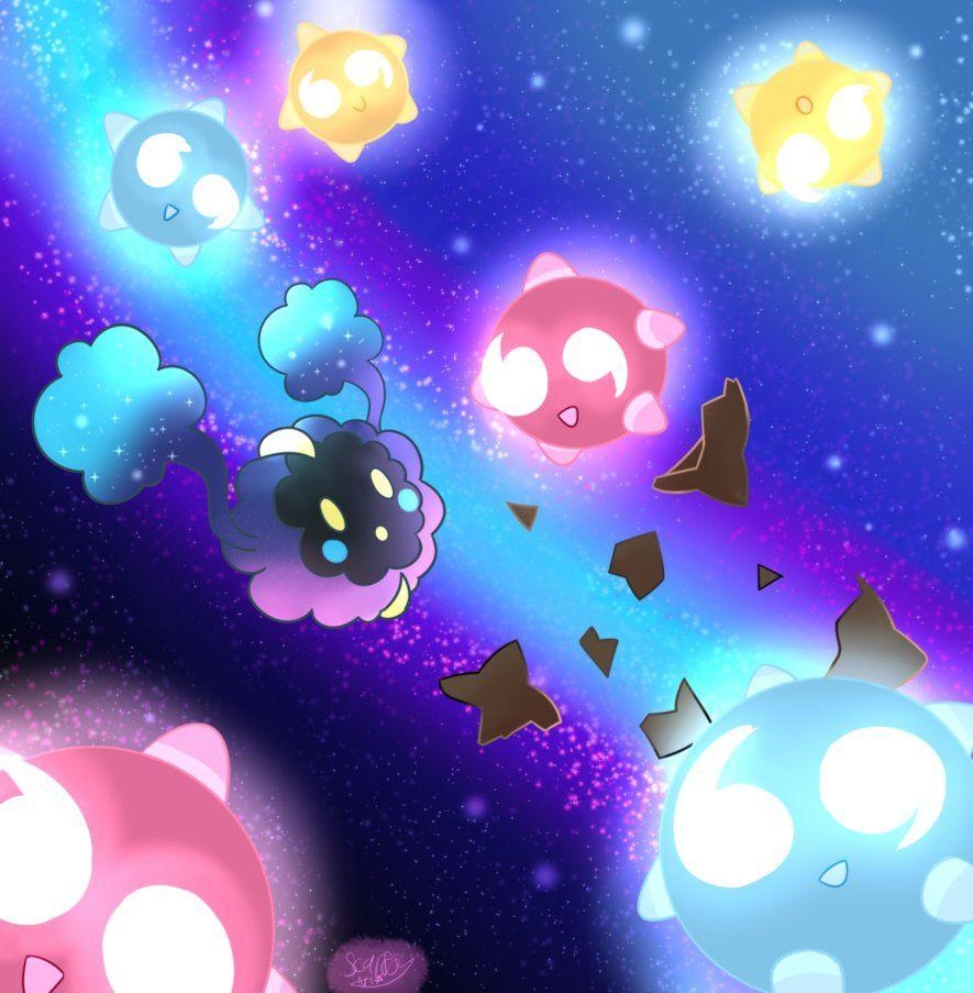 890x910 COLLAB And Cosmog, Phone