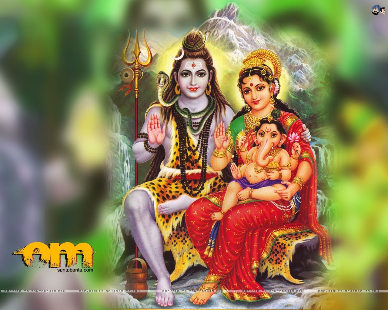 1280x1030 Lord Shiva Family HD Wallpaper 1080p Parvati Ganesh HD, Desktop