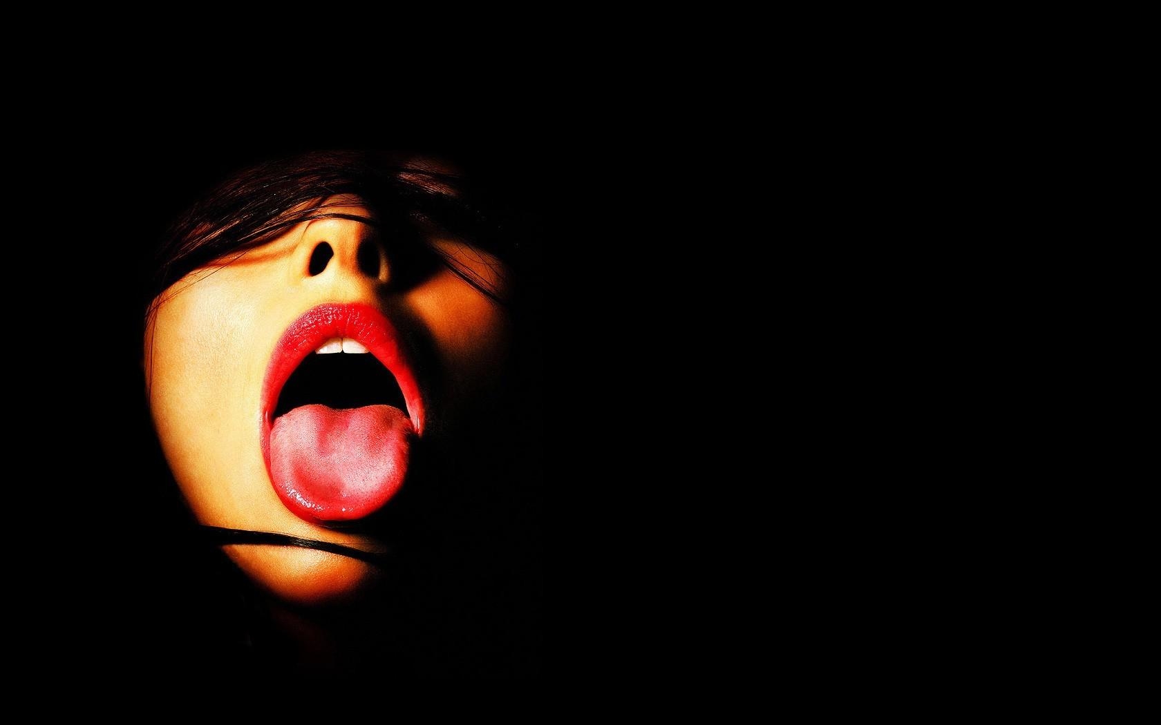 1680x1050  women face open mouth wallpaper and background JPG, Desktop