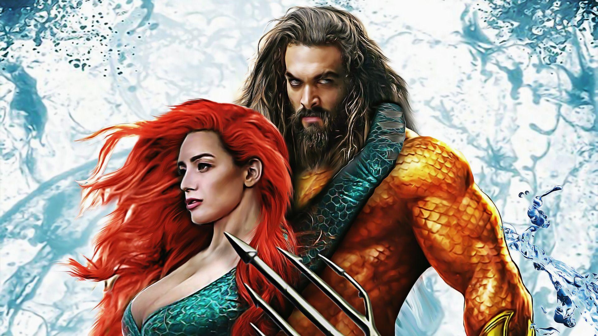 1920x1080 Aquaman And Mera Art, HD Superheroes, 4k Wallpaper, Image, Desktop