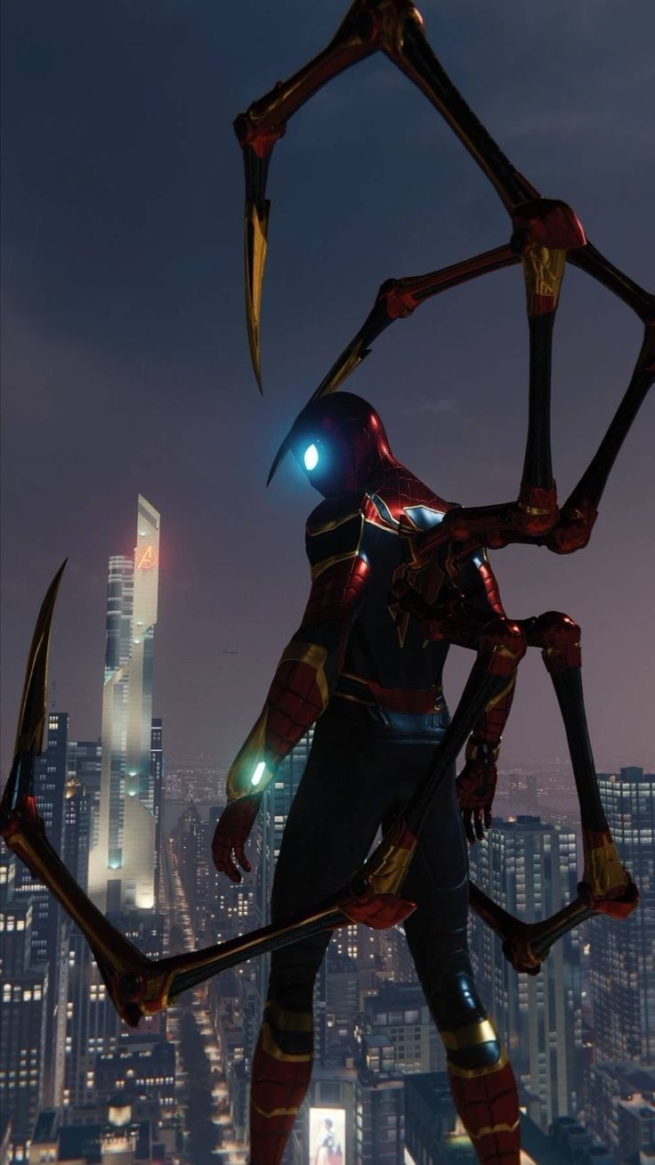 740x1310 Wallpaper Tumblr Man Iron Spider #Iron #spider, Phone