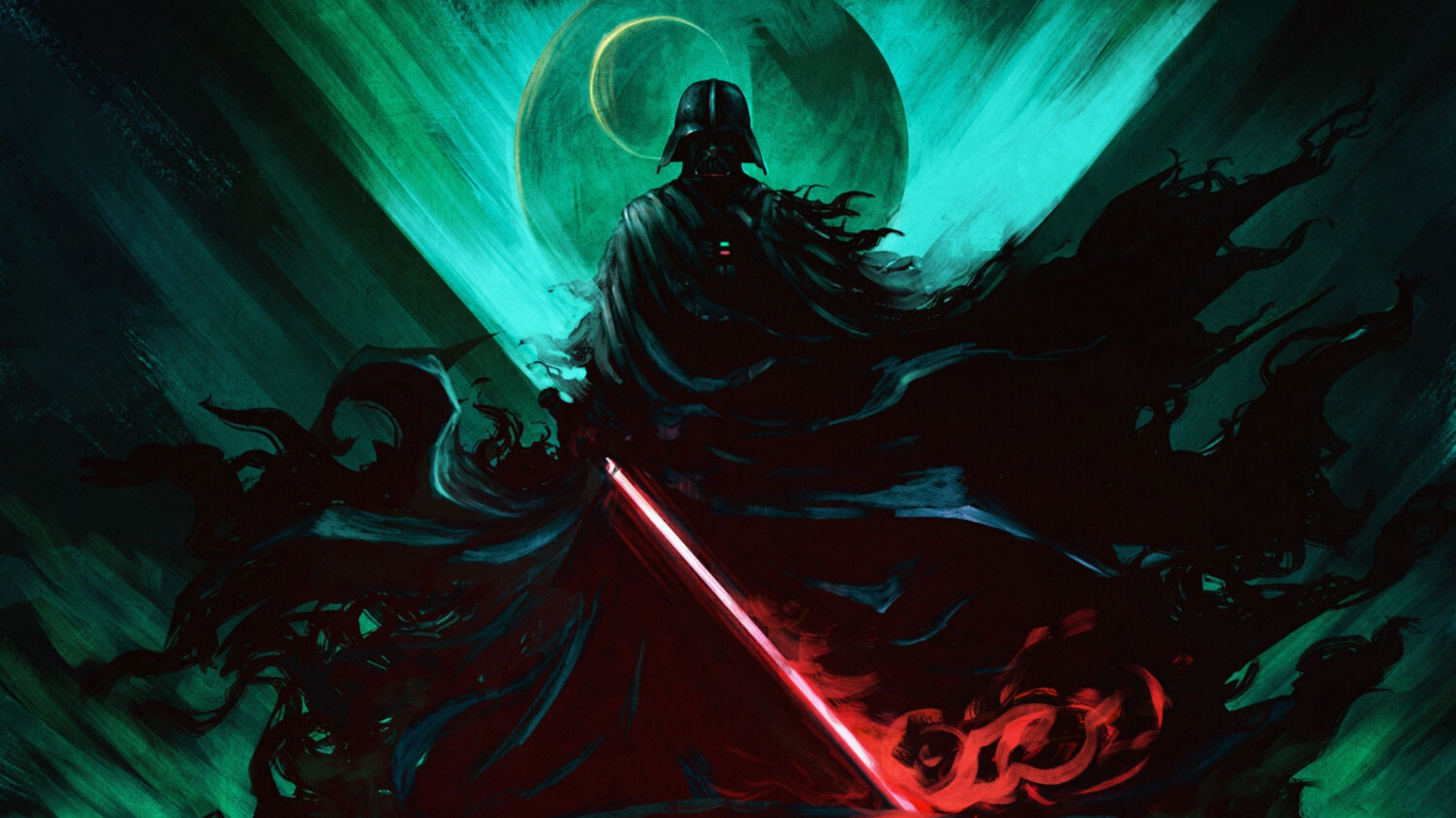 1370x770 Dark vader star wars dark and bold 2022 wallpaper, Desktop