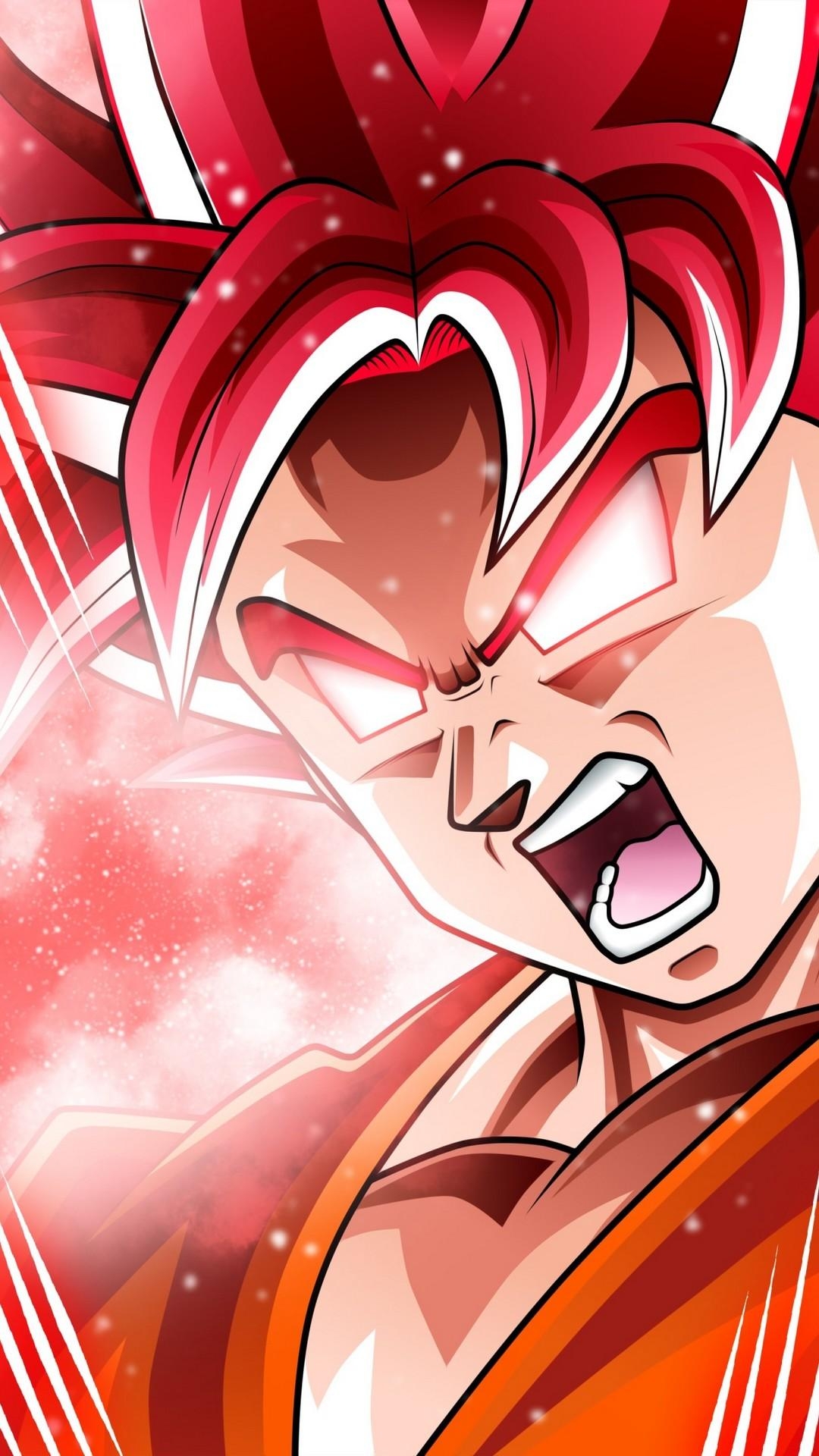 1080x1920 Wallpaper Goku Super Saiyan God iPhone 3D iPhone, Phone