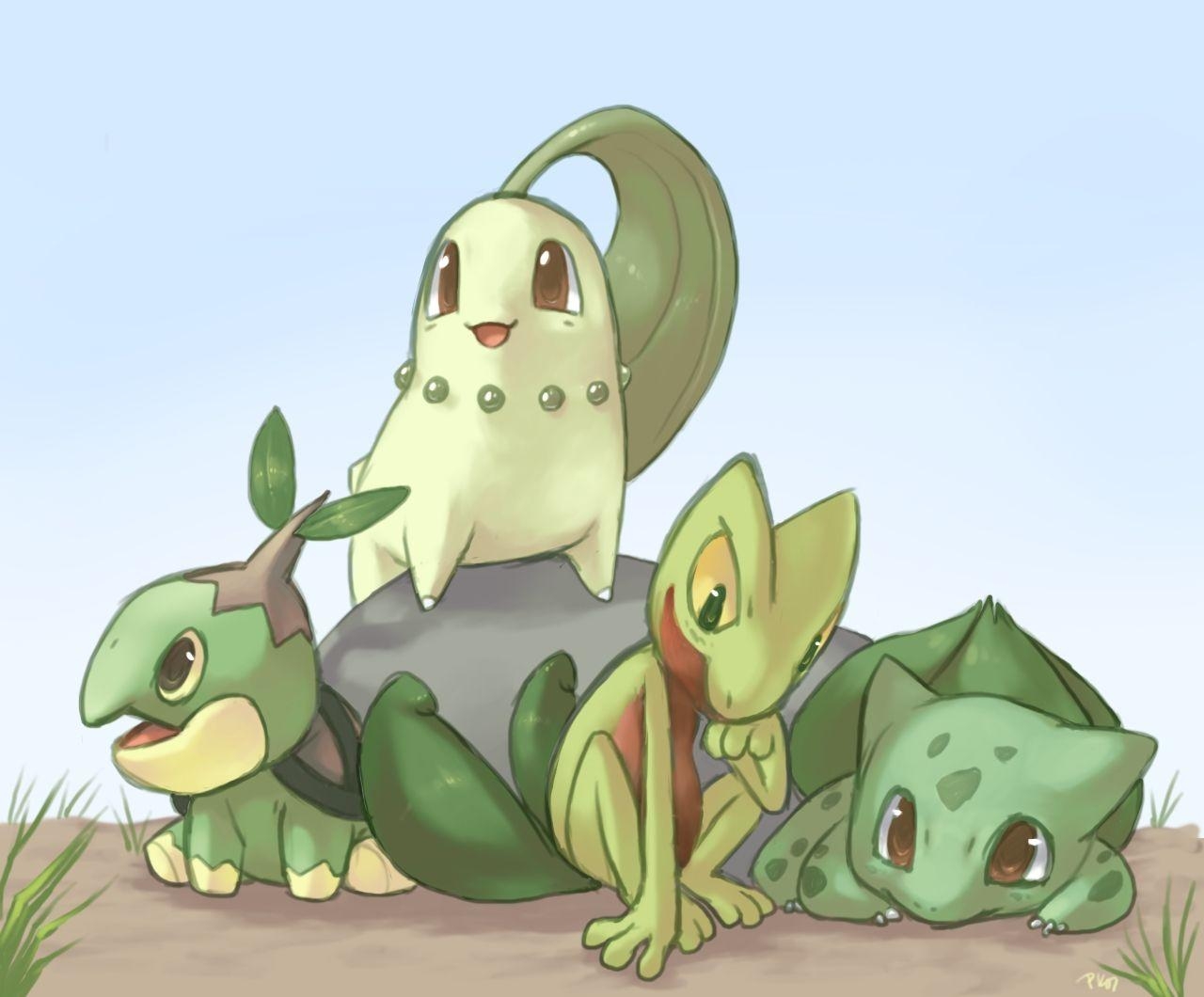 1280x1060 pokemon bulbasaur chikorita  wallpaper High Quality, Desktop