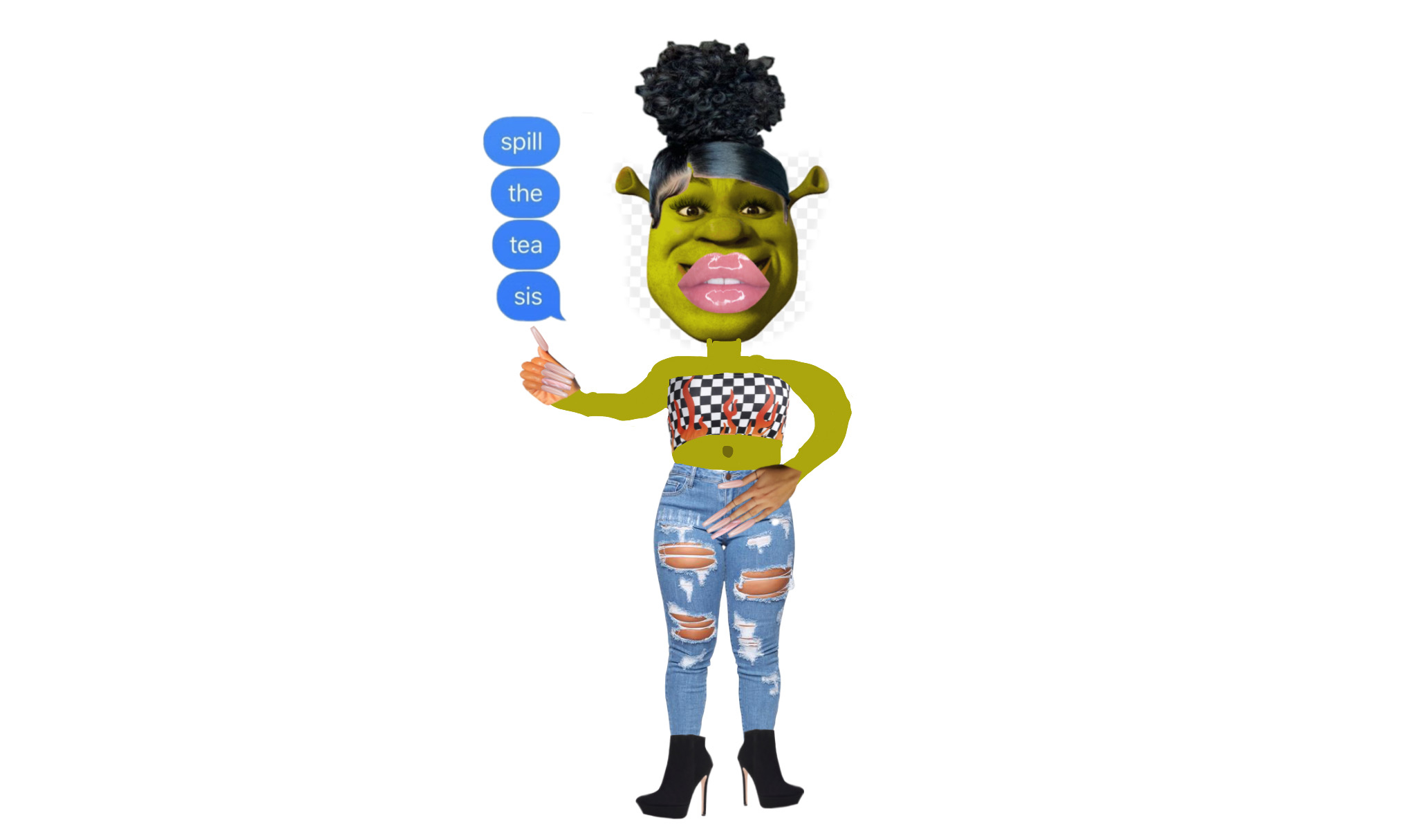 2050x1220 shrek baddie longnails cringe 342225598030201, Desktop