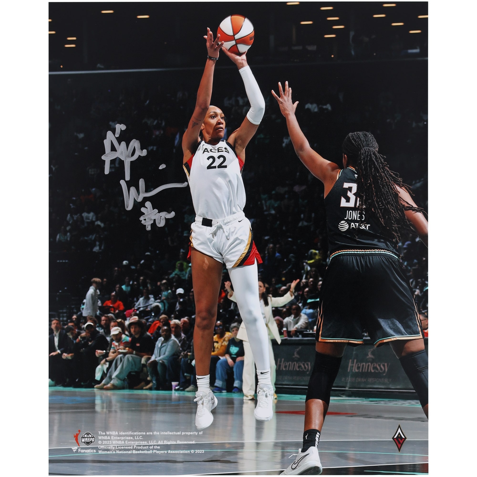 2000x2000 A'ja Wilson Las Vegas Aces 2023 WNBA, Phone