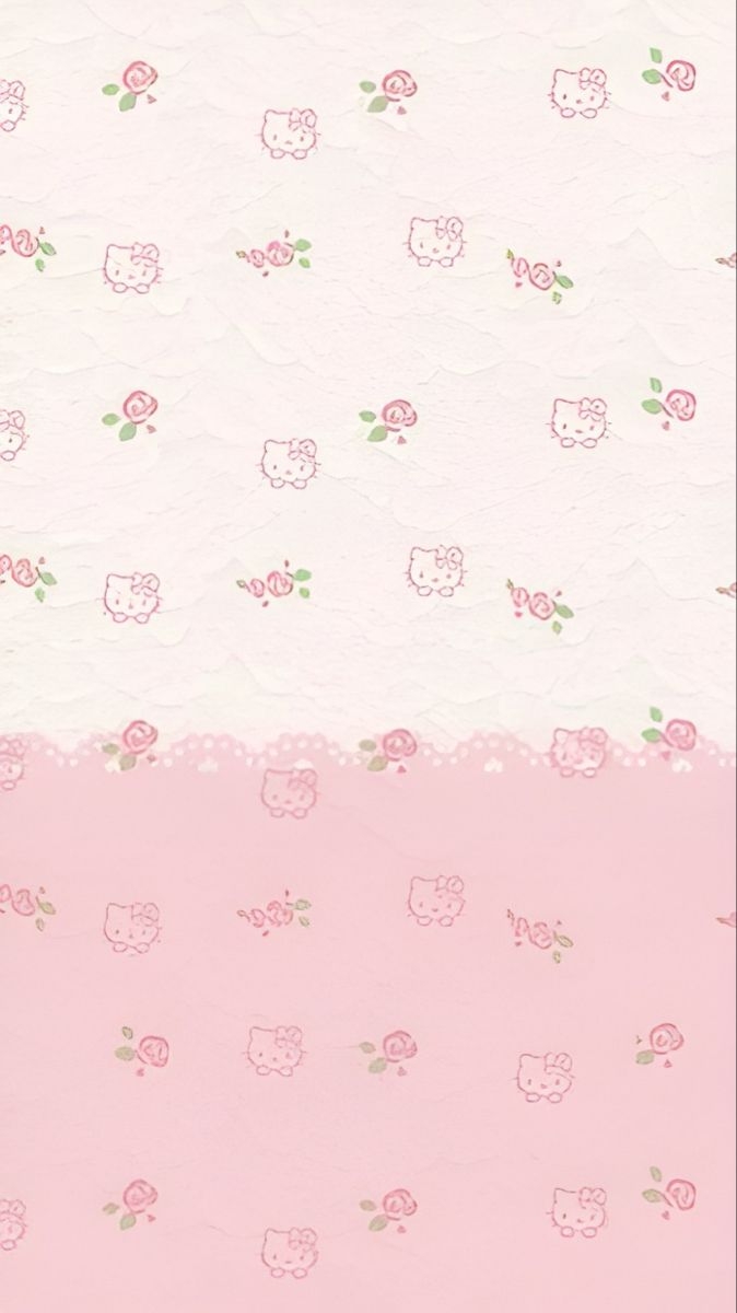 680x1200 Hello kitty lace wallpaper, Phone