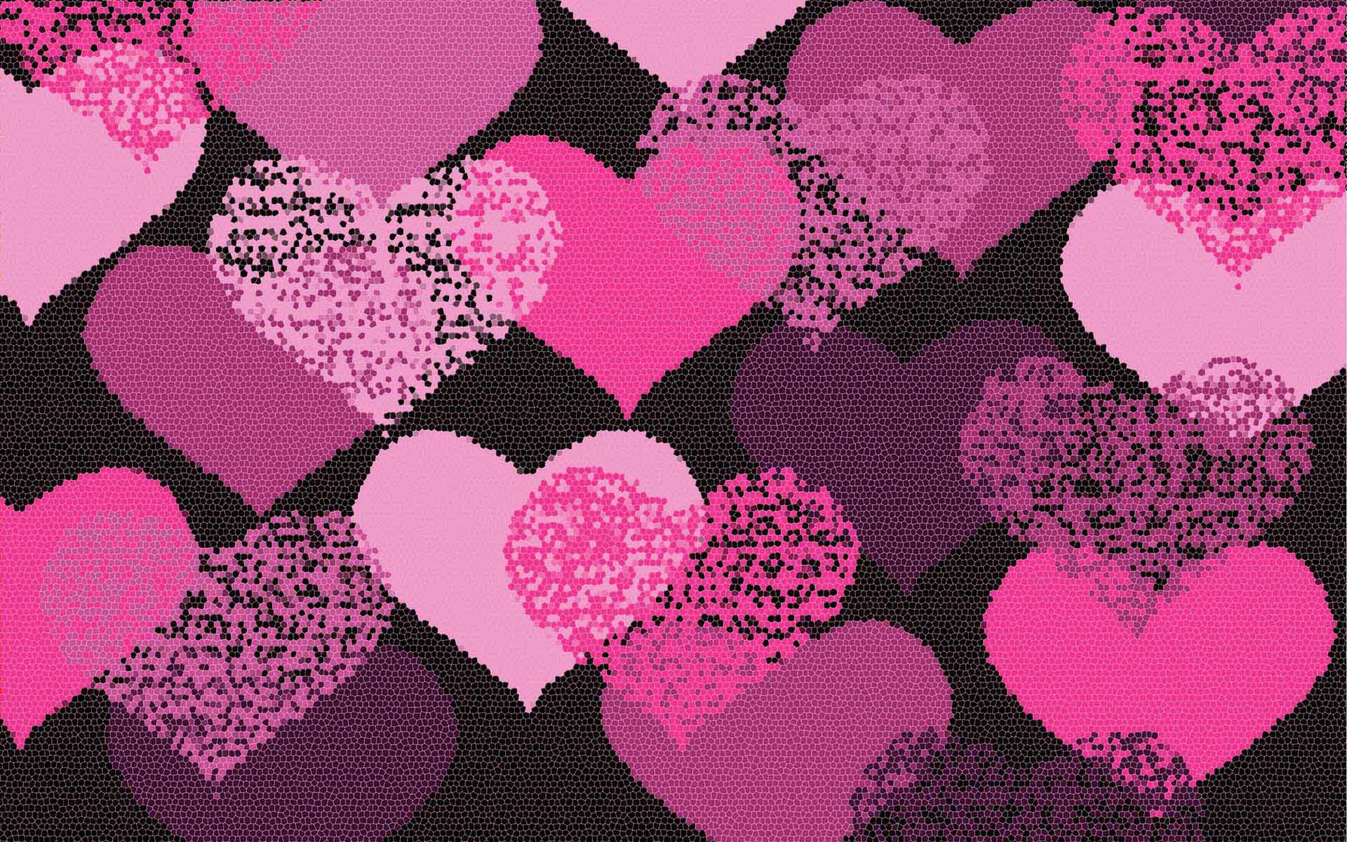 1920x1200 Cool Love Pink Wallpaper, Desktop