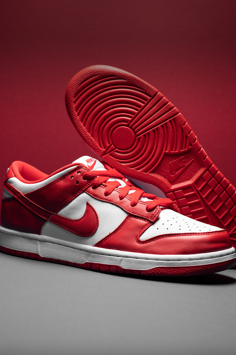 1000x1500 Nike Dunk Low Retro “University Red”. Jordan shoes retro, Nike dunks, Nike dunk low, Phone