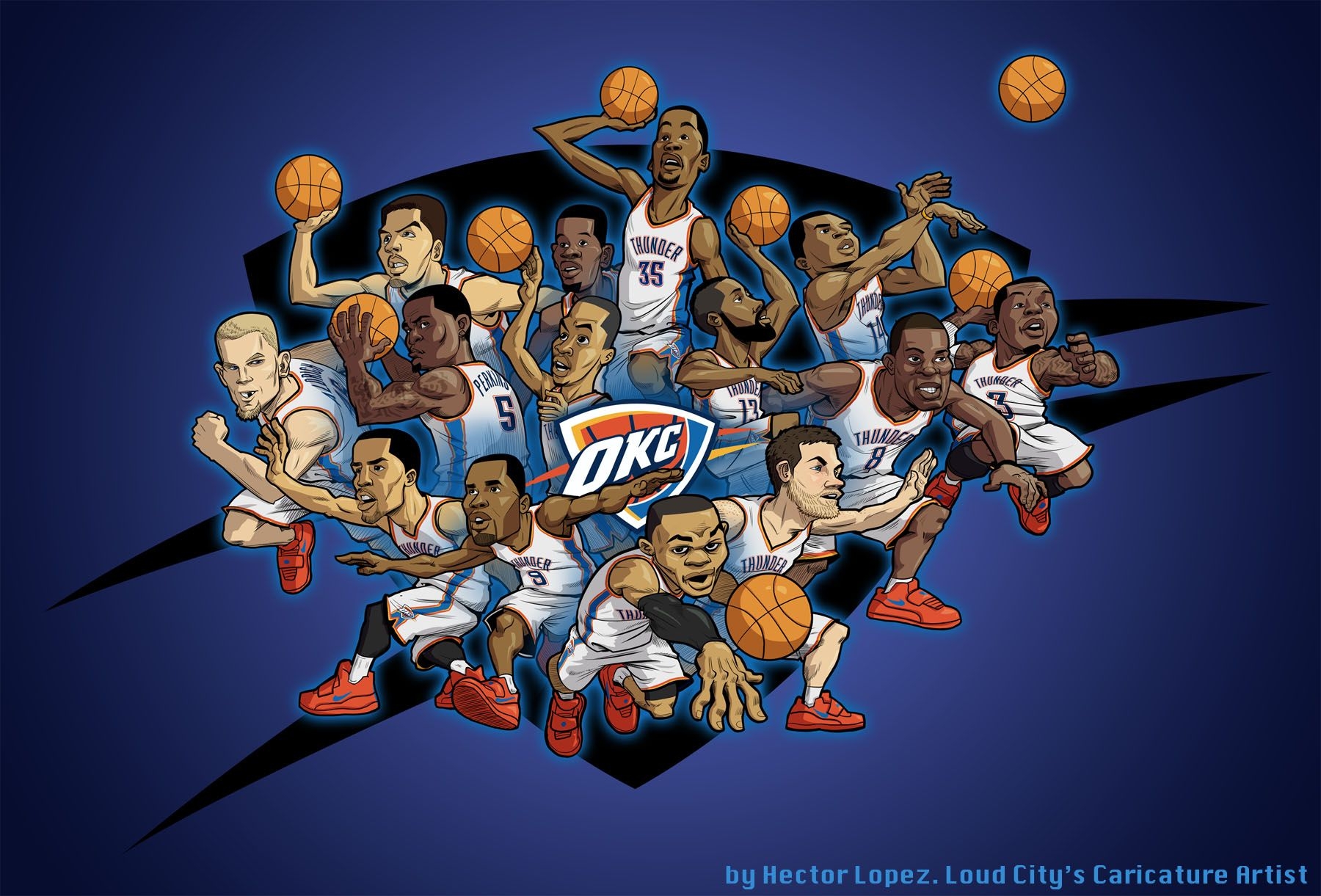 1800x1230 Free download OKLAHOMA CITY THUNDER basketball nba r wallpaper  158377 [] for your Desktop, Mobile & Tablet. Explore NBA Cartoon Wallpaper. NBA Wallpaper Desktop Basketball Wallpaper, High Quality, Desktop