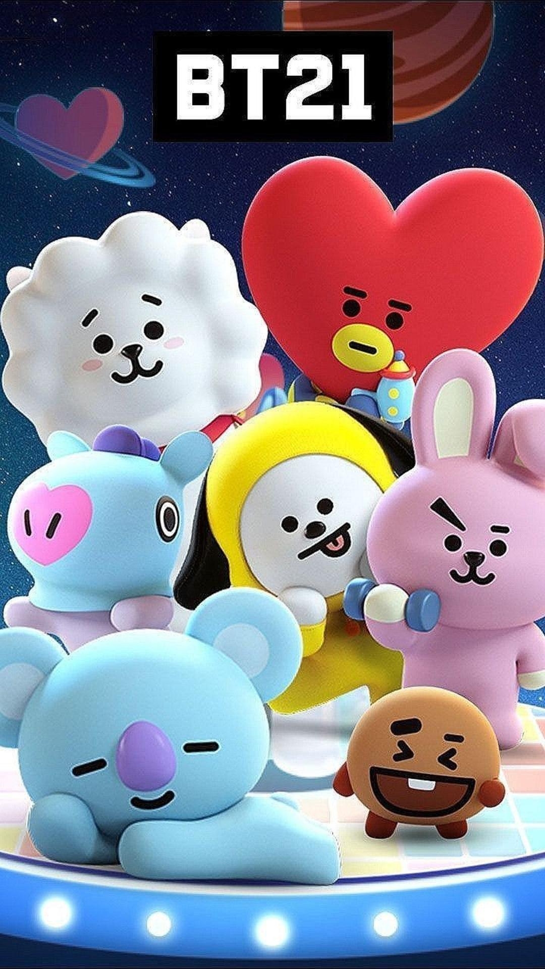 1080x1920 Cute BT21 Wallpaper HD 2021 APK für, Phone