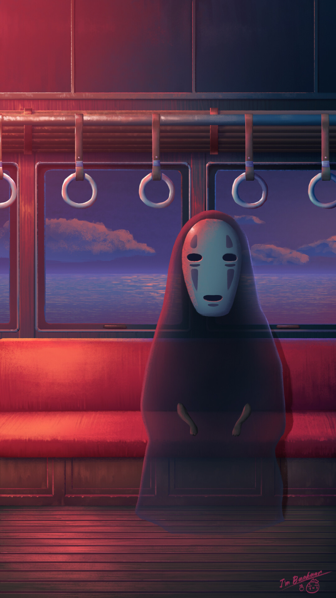 1080x1920 No Face From Spirited Away, Phone