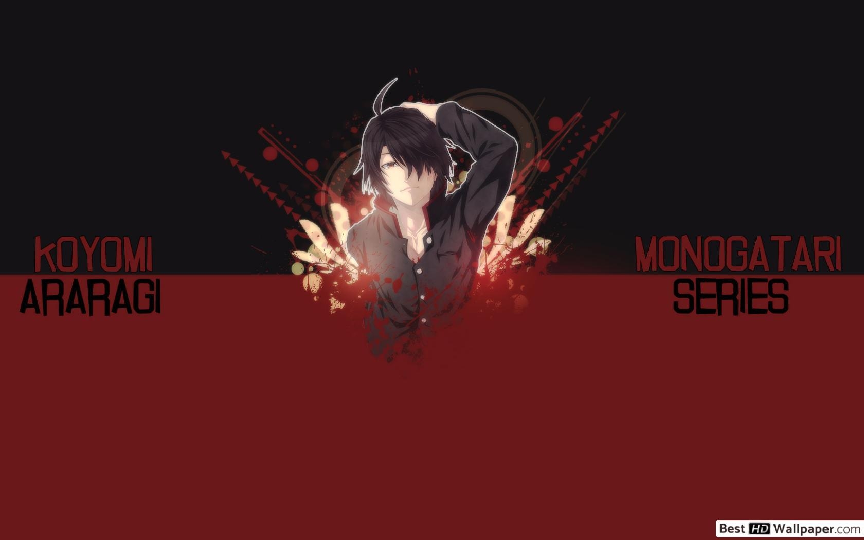 1680x1050 Koyomi Araragi Series HD wallpaper download, Desktop