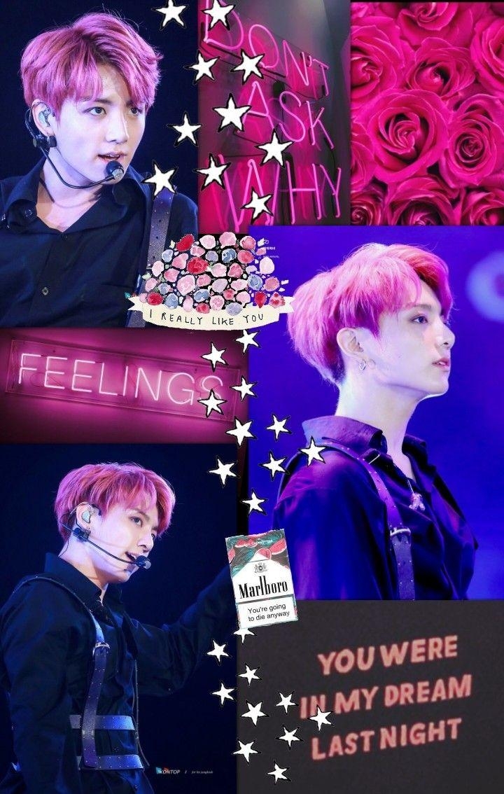 720x1140 jk #jungkook #darkpink #aesthetic #wallpaper, Phone