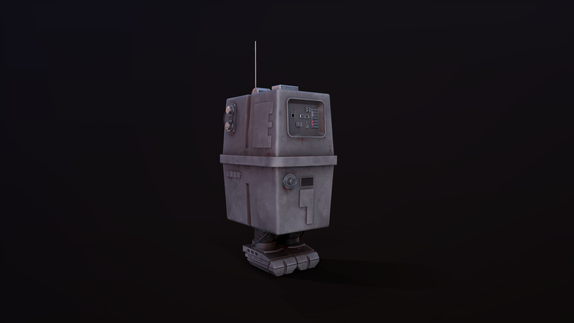 1920x1080 Gonk Droid Star Wars Fan Art, Desktop