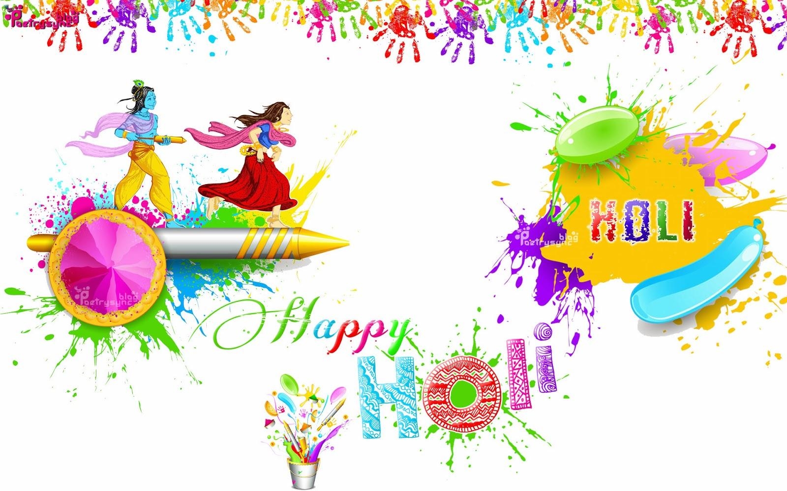 1600x1000 Happy Holi HD Image, Wallpaper, Pics (Free Download), Desktop