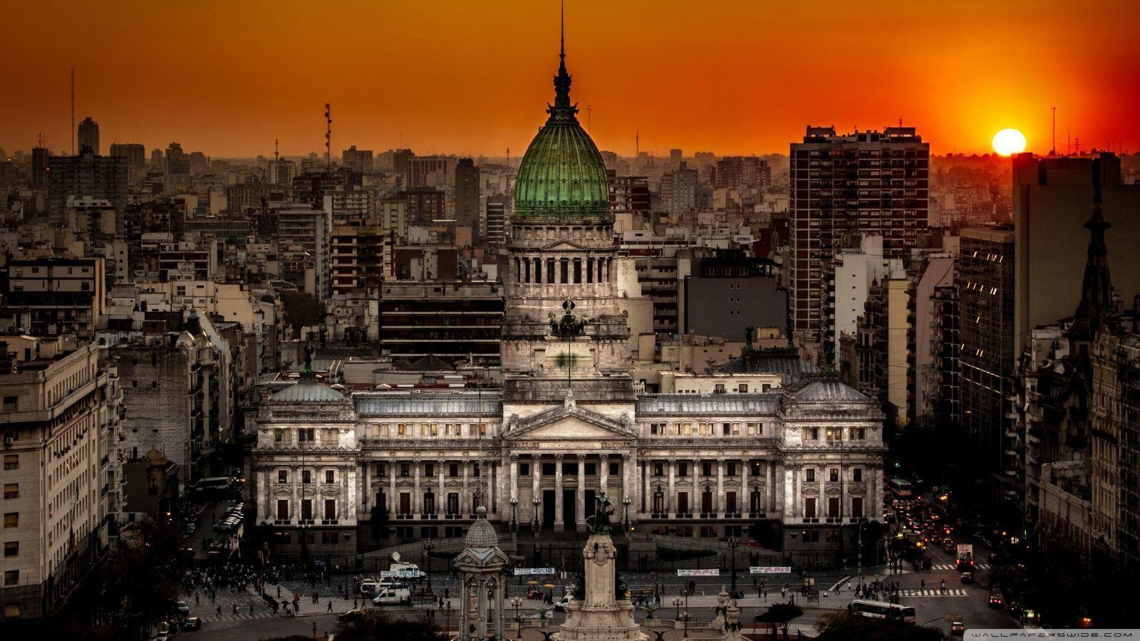 1600x900 Argentine National Congress Palace Buenos Aires, Argentina HD, Desktop