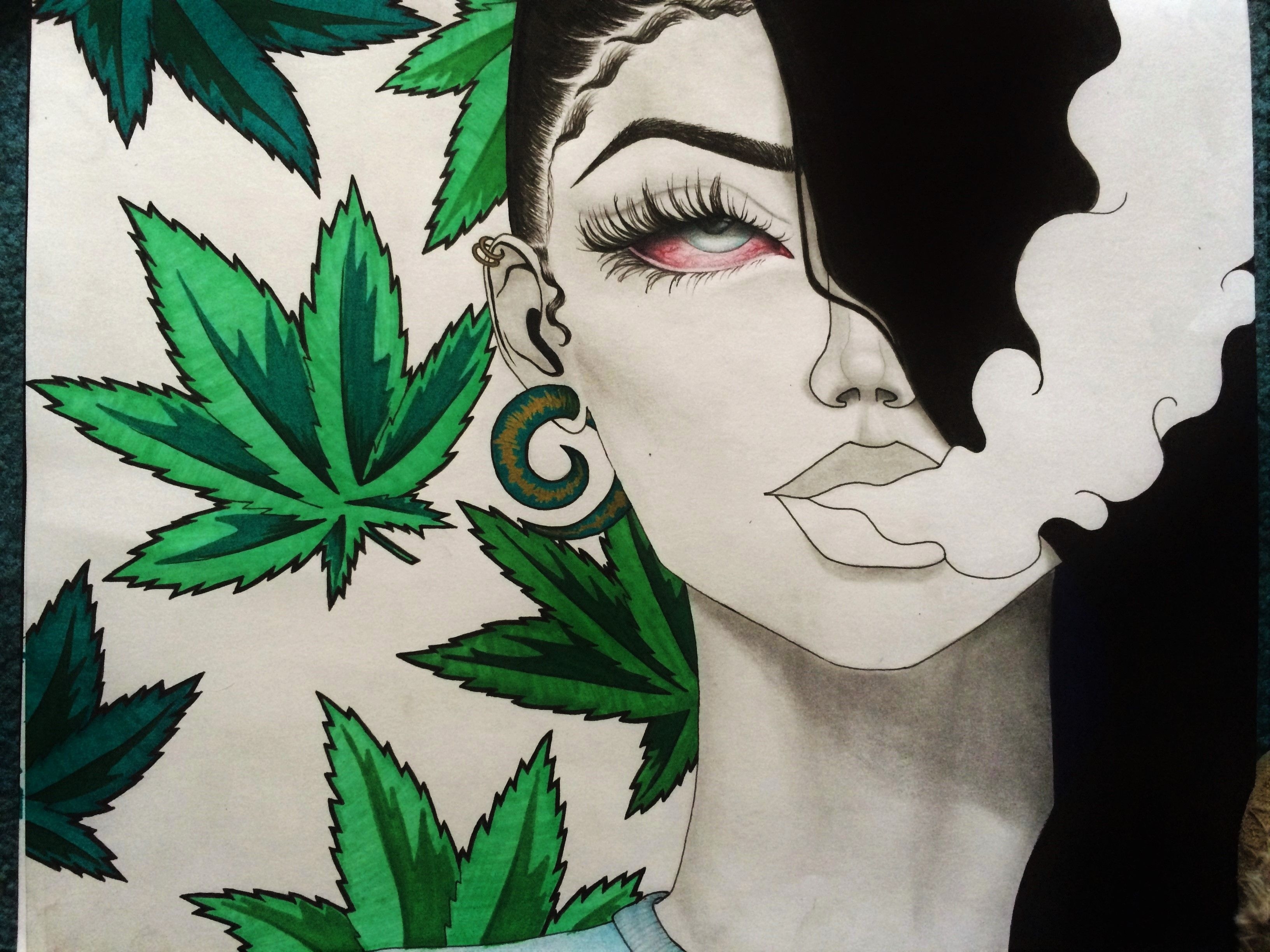 3270x2450 Weed Girl Wallpaper, Desktop