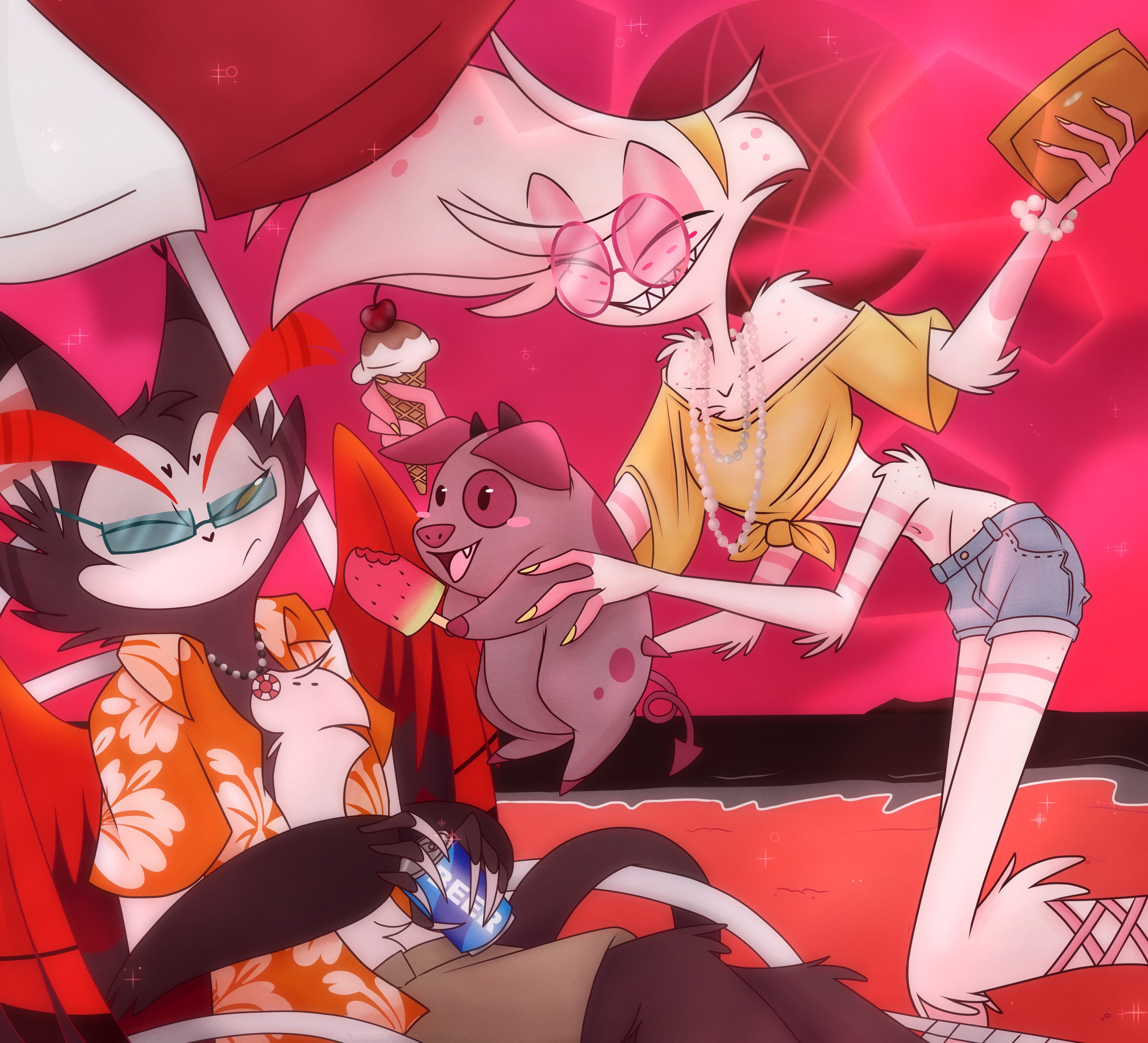 4100x3730 HD desktop wallpaper: Tv Show, Hazbin, Desktop