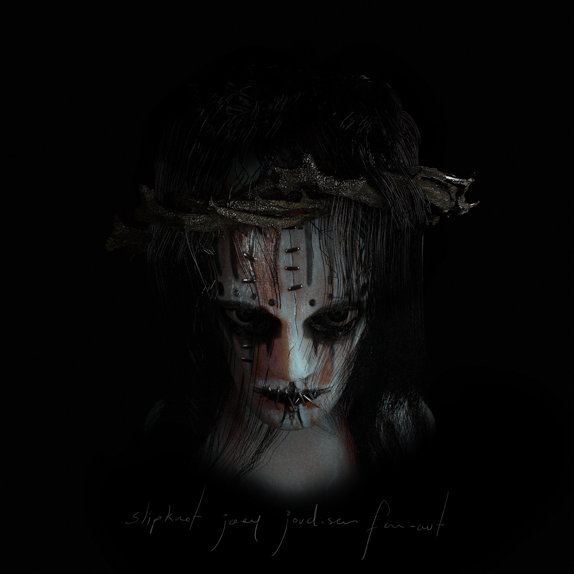 1920x1920 Slipknot Joey Jordison Fan Art, Israel Martinez, Phone