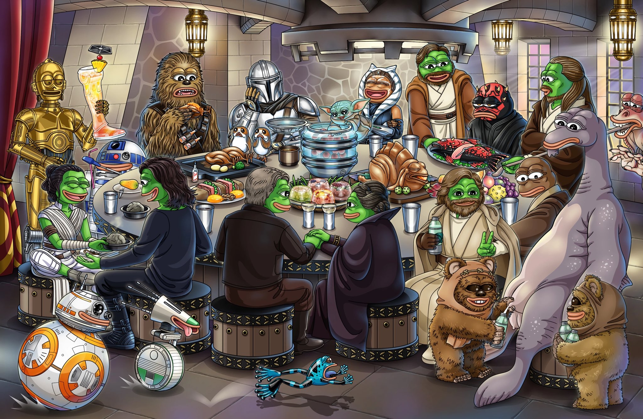 2050x1340 Pepetoshi Nakamoto long time ago in a galaxy far, far away, there was a meeting. $pepe, Desktop