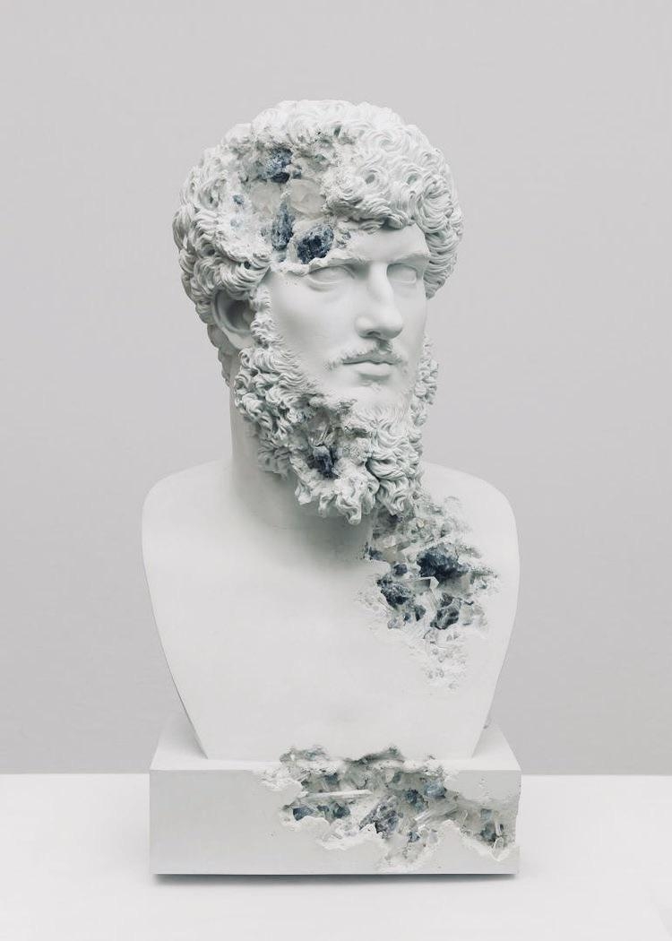 750x1050 Current wallpaper Daniel Arsham sculpture, Phone