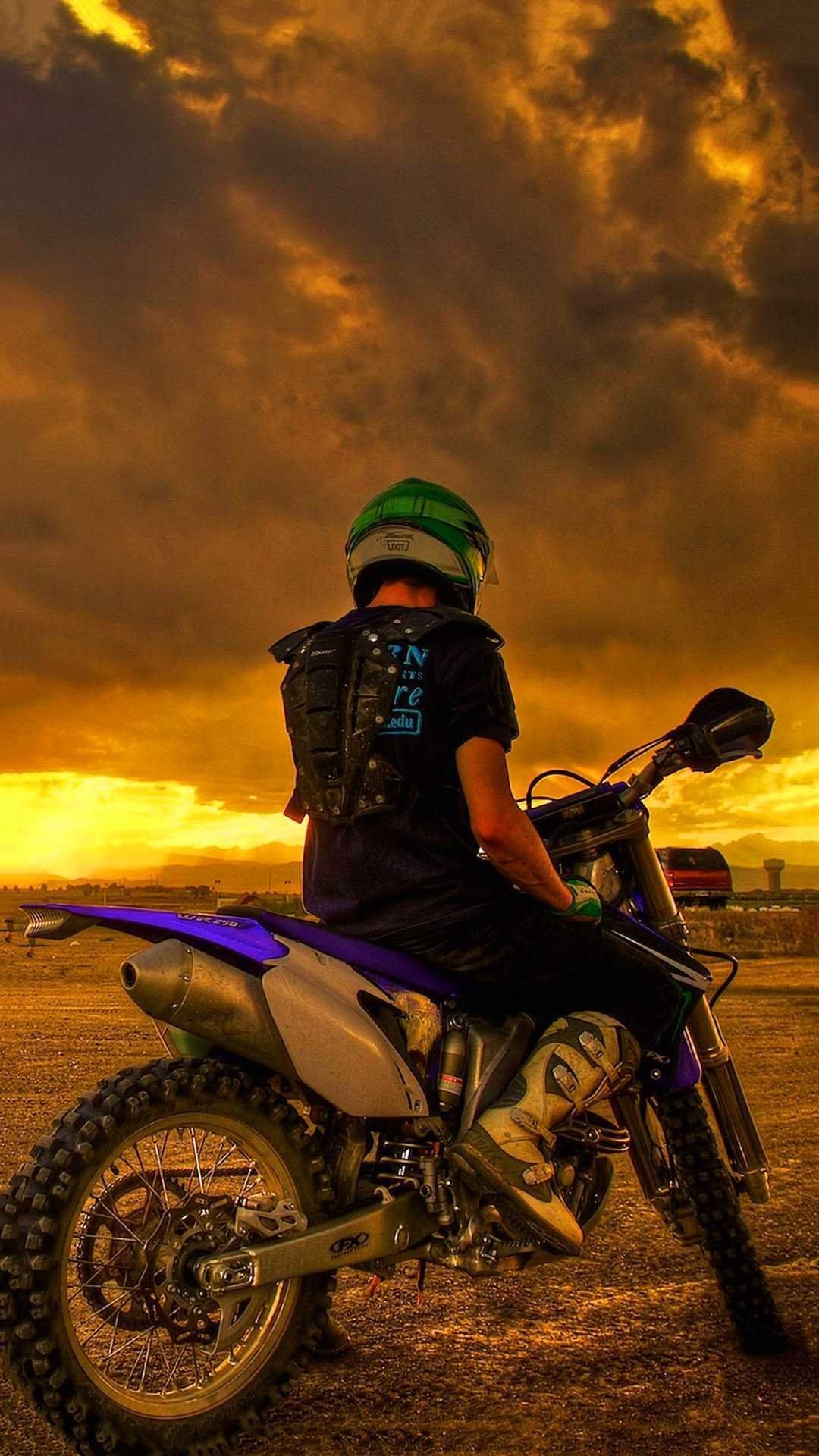 1080x1920 Man Riding Dirt Bike Wallpaper Download, Phone