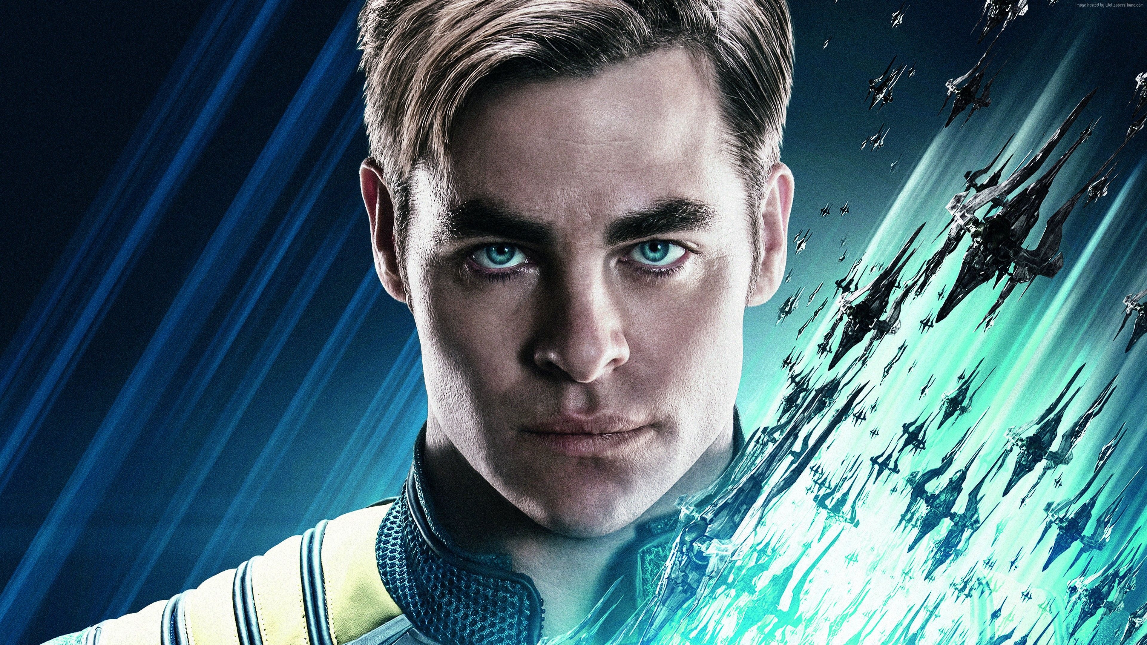 3840x2160 Wallpaper Star Trek Beyond, Chris Pine, Best movies of 2016, Desktop