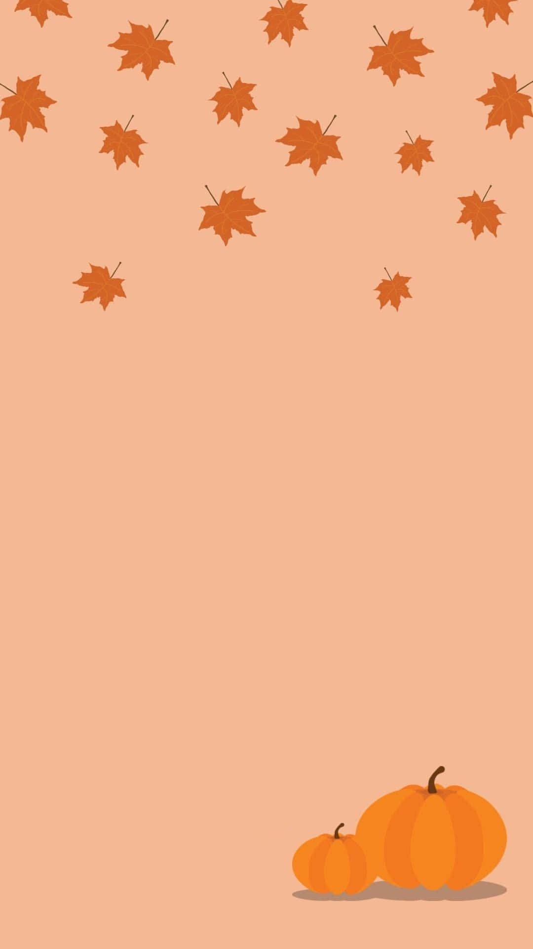 1080x1920 Download Orange Aesthetic Cute Autumn iPhone Wallpaper, Phone