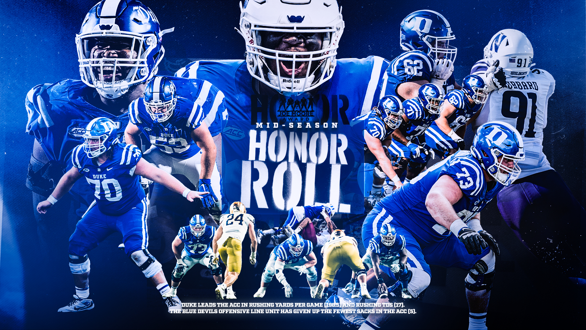 1920x1080 Duke Offensive Line Honored With, Desktop