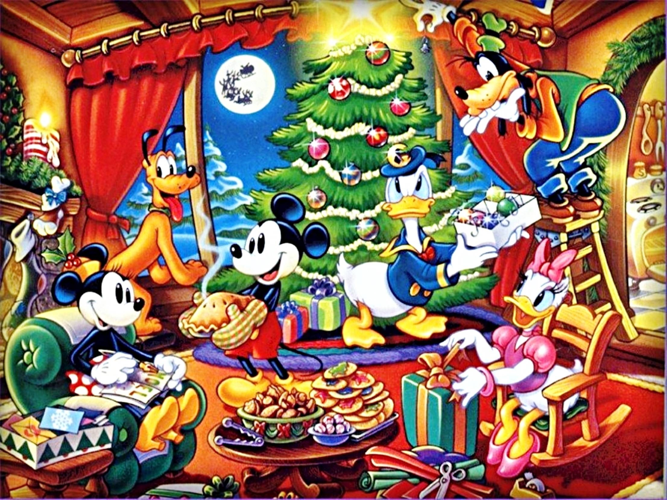 2220x1660 Disney Christmas HD Background wallpaper. wollpopor, Desktop