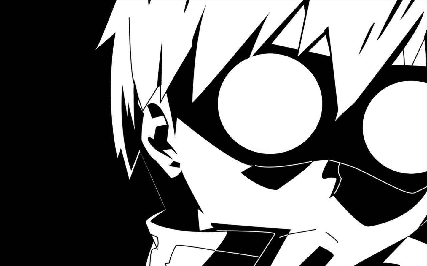 1440x900 wallpaper: Black And White Anime Wallpaper, Desktop