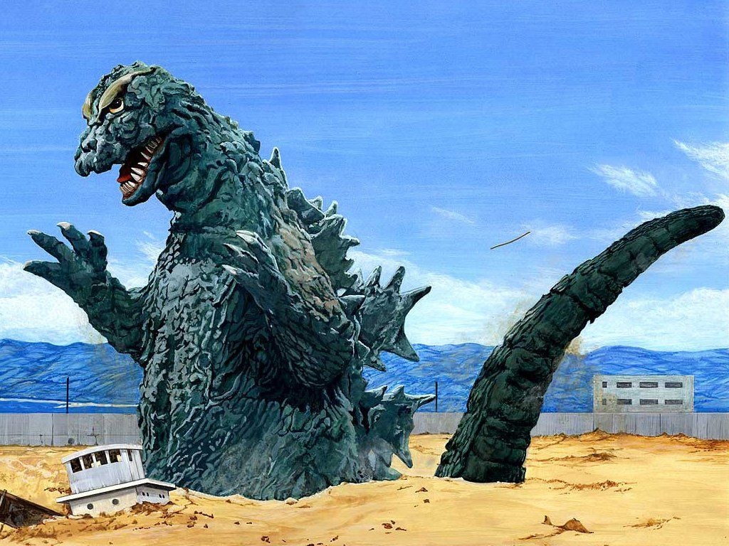 1030x770 Wallpaper Godzilla 1954, Desktop