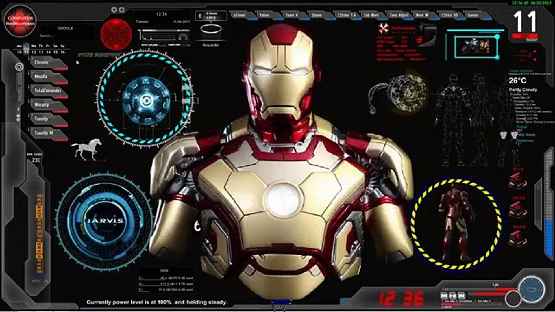 1920x1080 Update Iron Man Jarvis, Desktop Animated, Live Pc Iron Man, Desktop