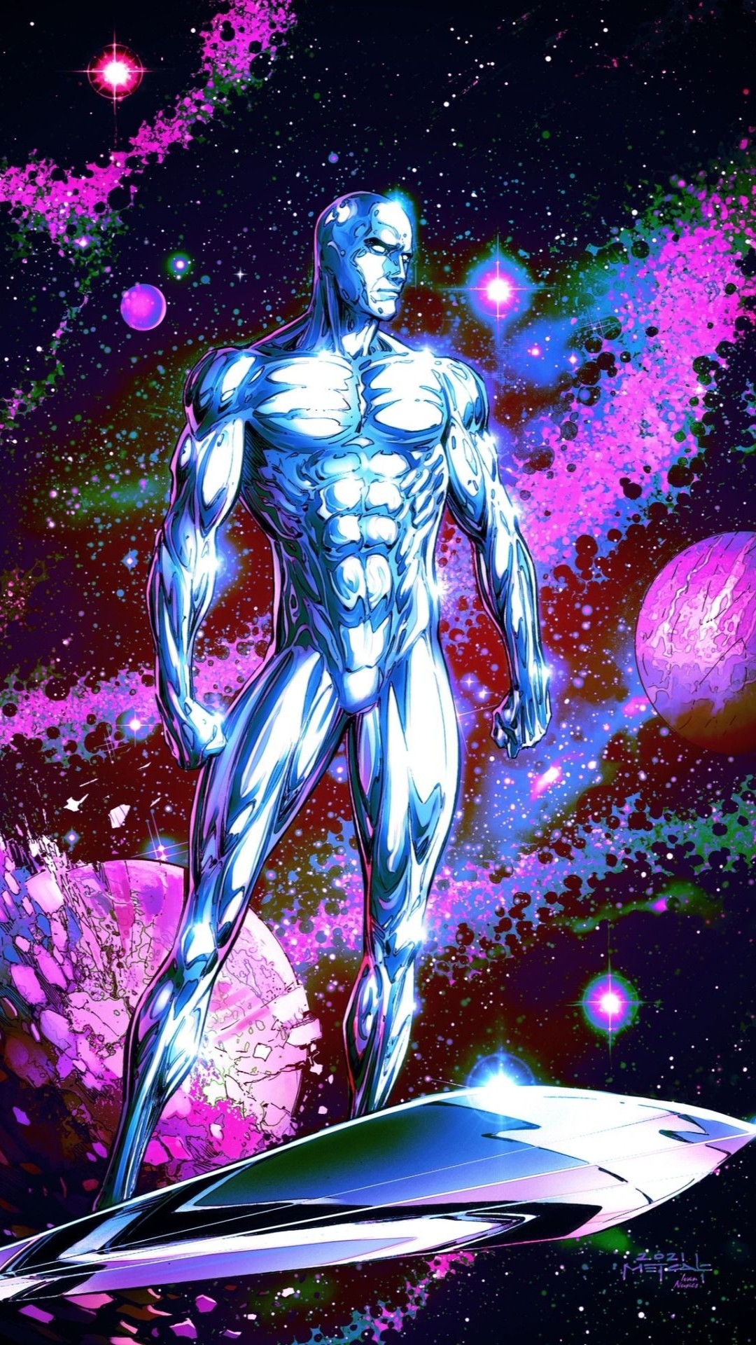 1080x1920 Best Silver Surfer Wallpaper [ HQ ], Phone