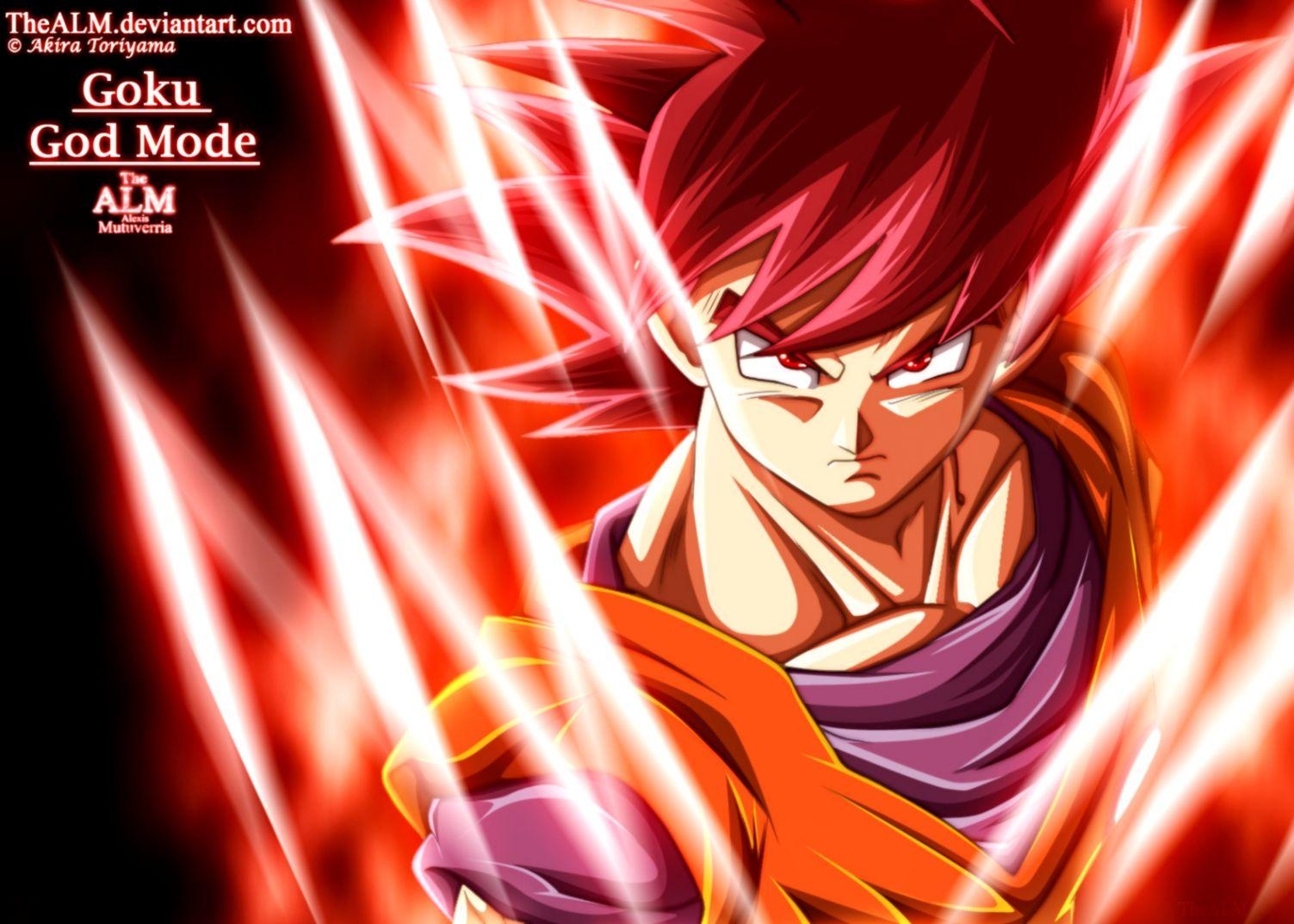 1510x1080 Dragon Ball Z Super Saiyan God Goku Wallpaper, Desktop