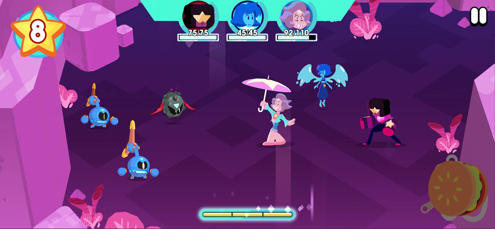 1600x740 Grumpyface Studios: Steven Universe: Unleash the Light Available now on Apple Arcade!, Dual Screen