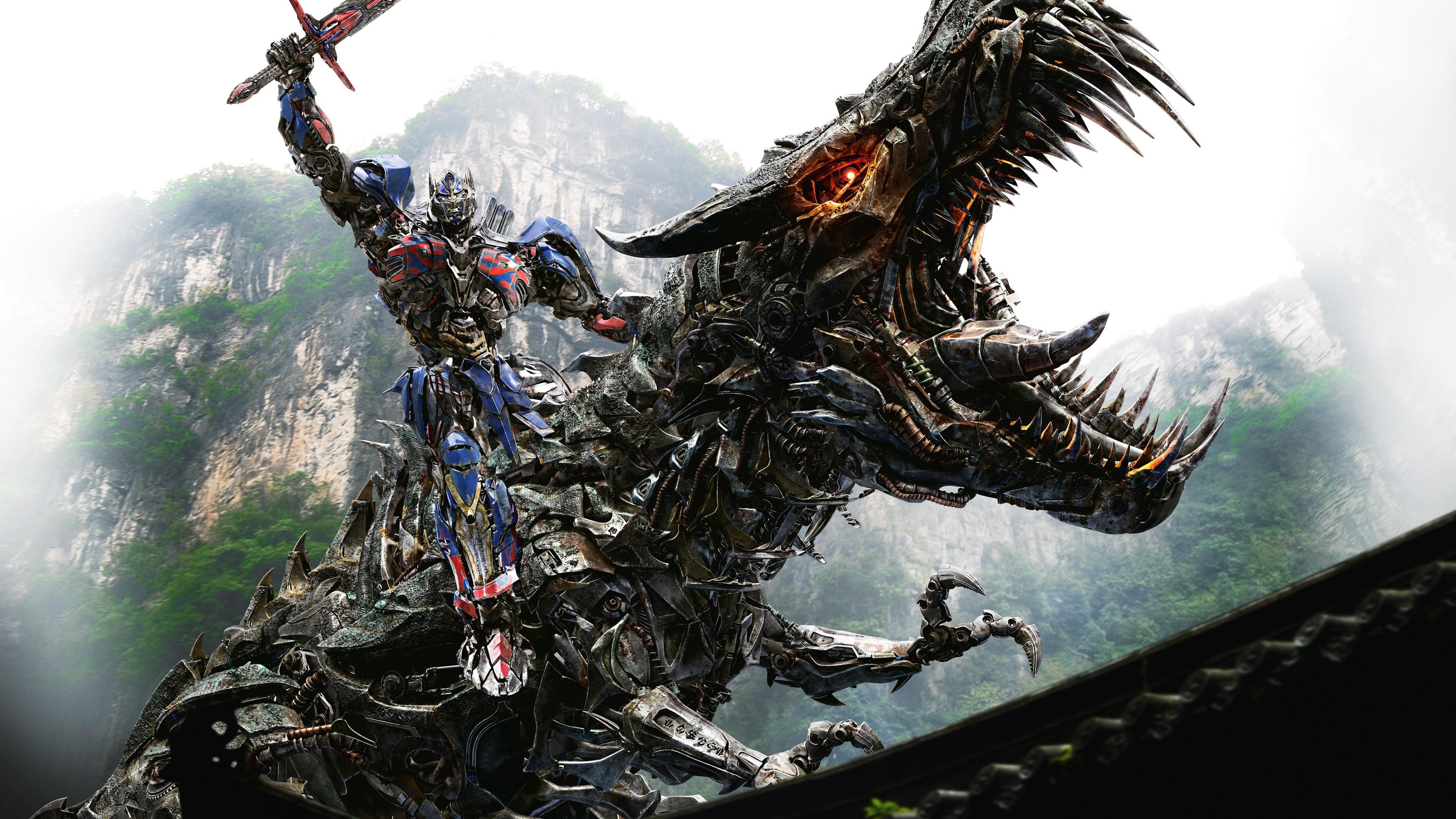 3840x2160 Wallpaper 4k Optimus Prime On Dinobot movies wallpaper, Desktop