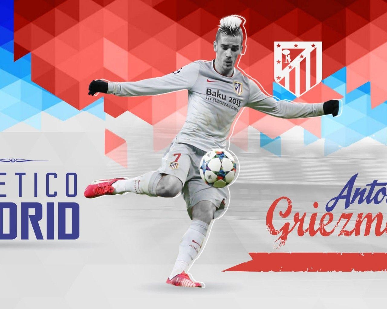 1280x1030 Antoine Griezmann Atletico Madrid Wallpaper Wallpaper HD, Desktop