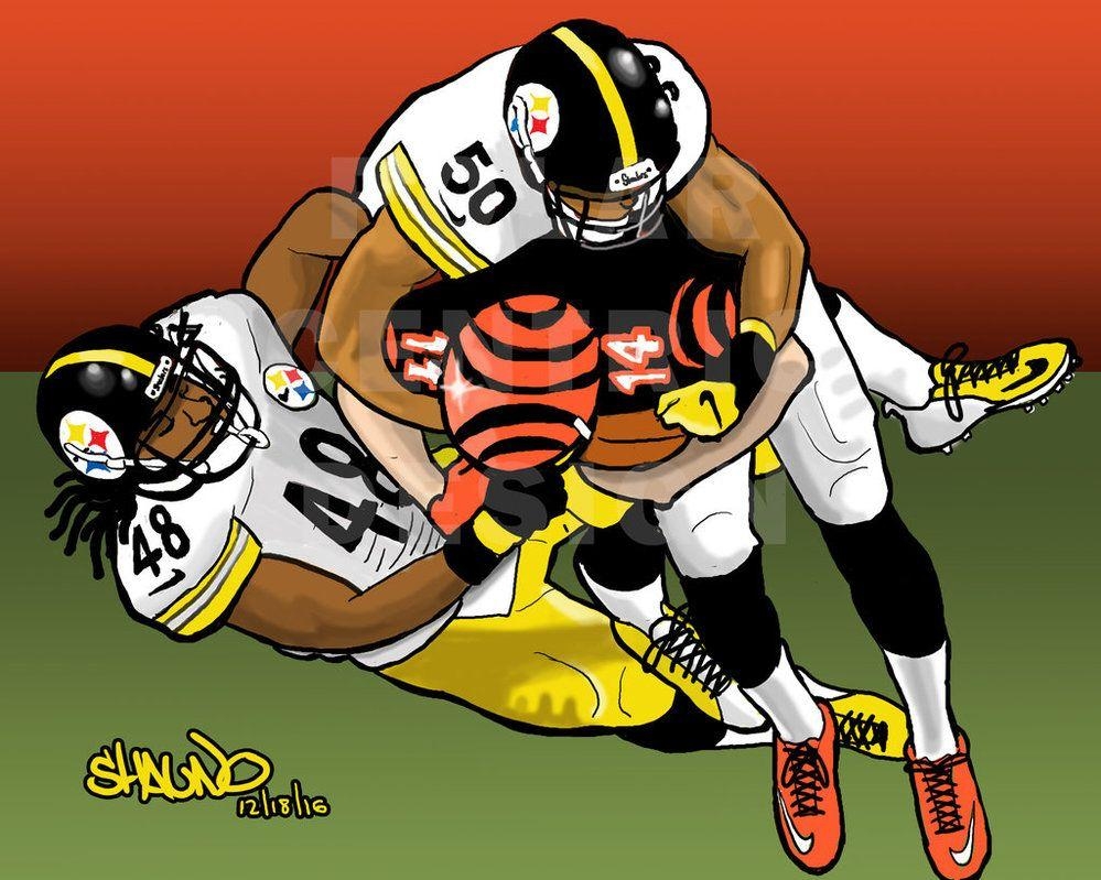 1000x800 Bud Dupree and Ryan Shazier Takedown, Desktop