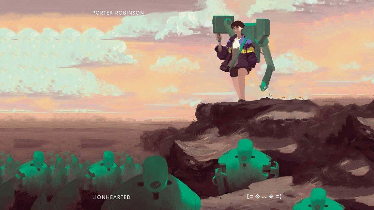 1280x720 reddit worlds wallpaper Porter Robinson lionhearted sea of voices, Desktop