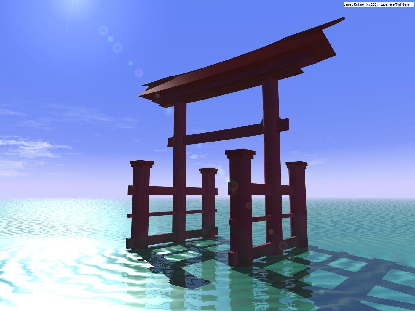 1400x1050 Kuffner Art Gallery, About the Japanese Gate Image, Desktop