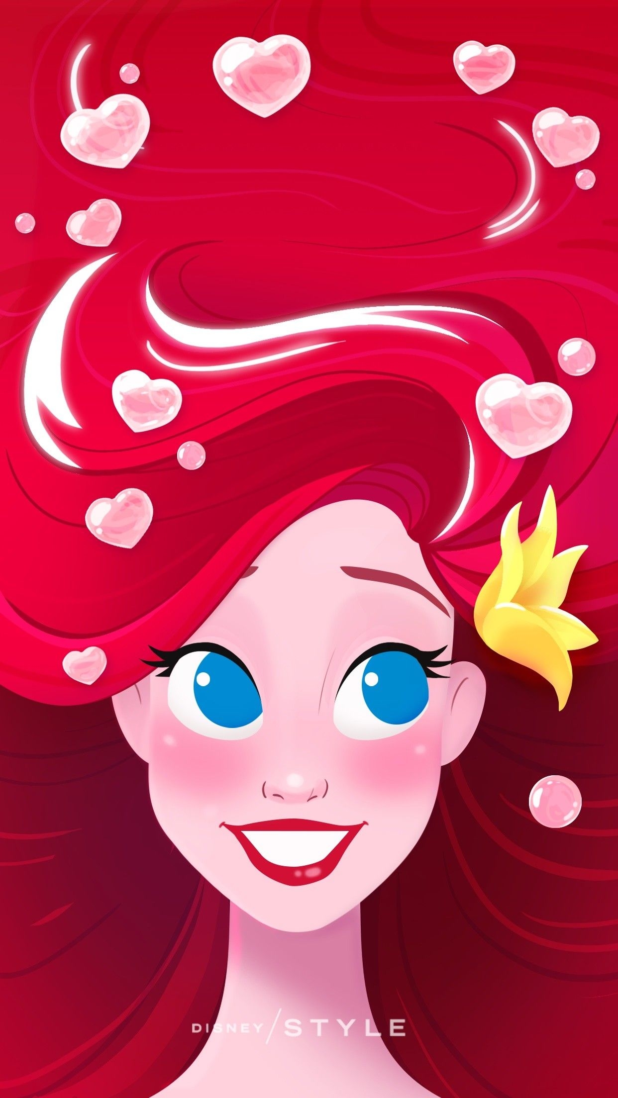 1250x2210 Disney Valentine's Day Wallpaper, Phone