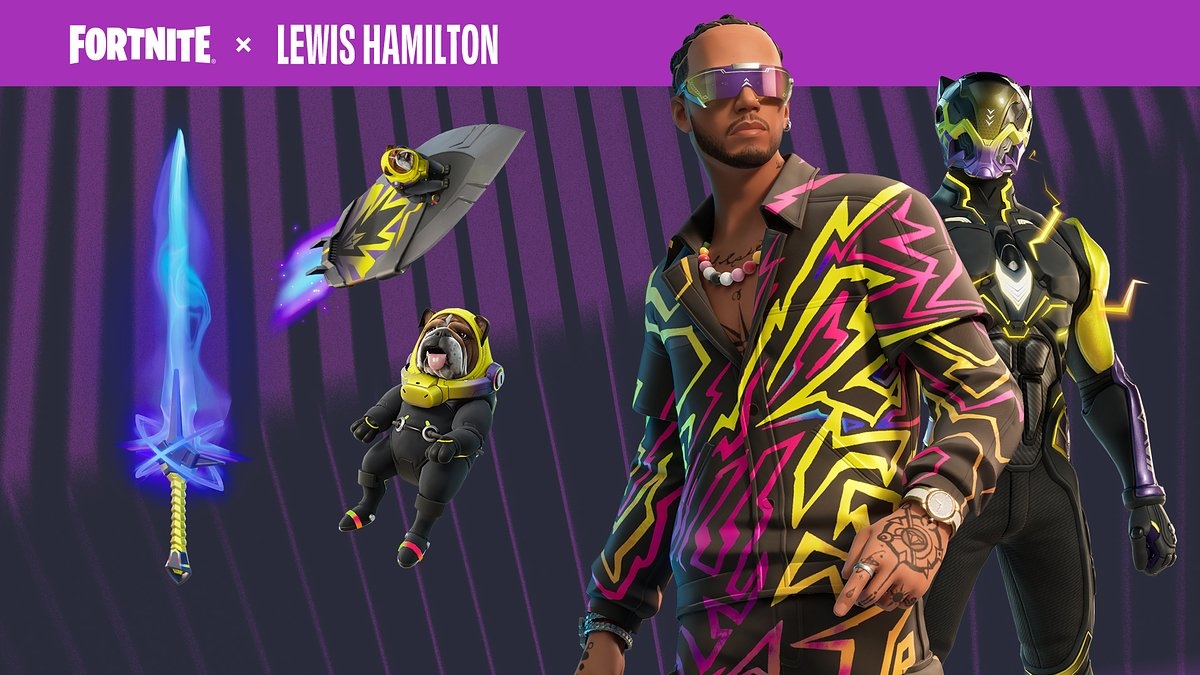 1200x680 Launch Day Lewis Hamilton Fortnite wallpaper, Desktop