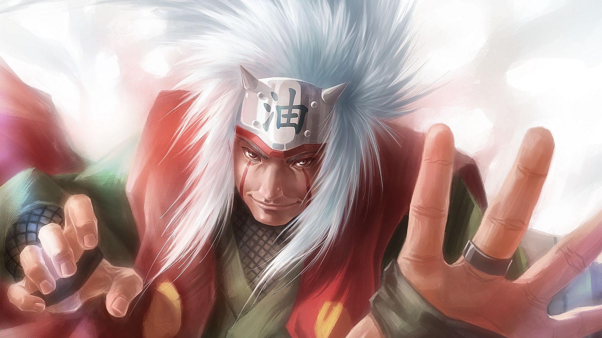 1920x1080 Download wallpaper  art, naruto, jiraiya, man, hand, stand, Desktop