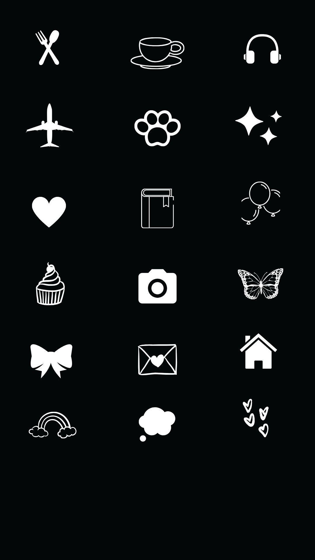 1080x1920 Instagram story highlights cover with black background. Aplicativos para instagram, Logotipo instagram, Instagram engraçado, Phone