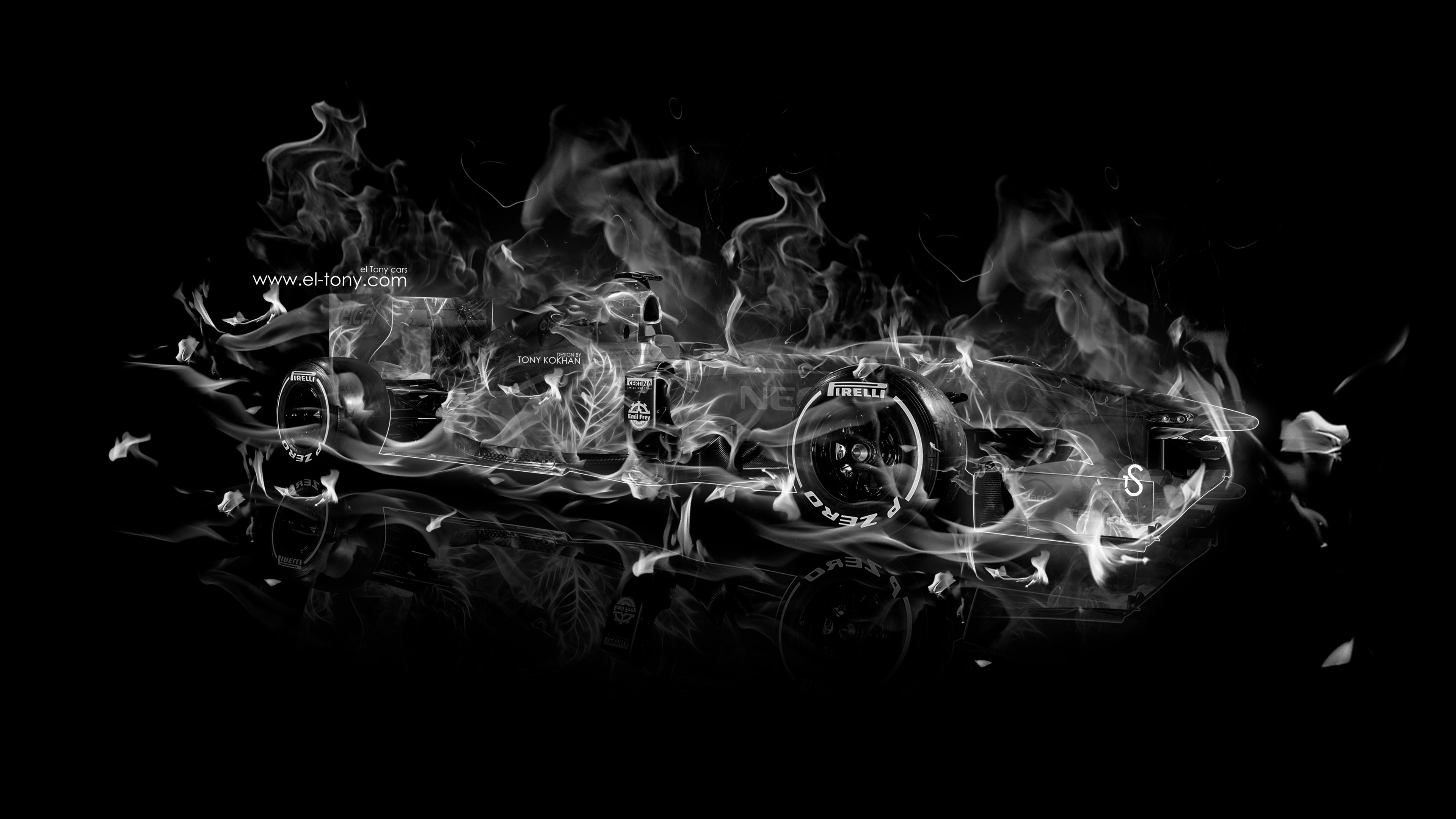 3840x2160 F1 Formula 1 Super Fire Abstract Car, Desktop