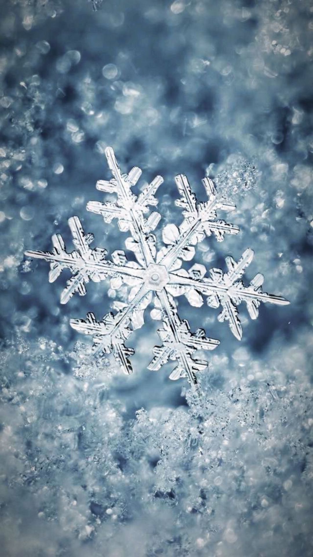 1080x1920 Snowflake Wallpaper Snowflake Background Download, Phone