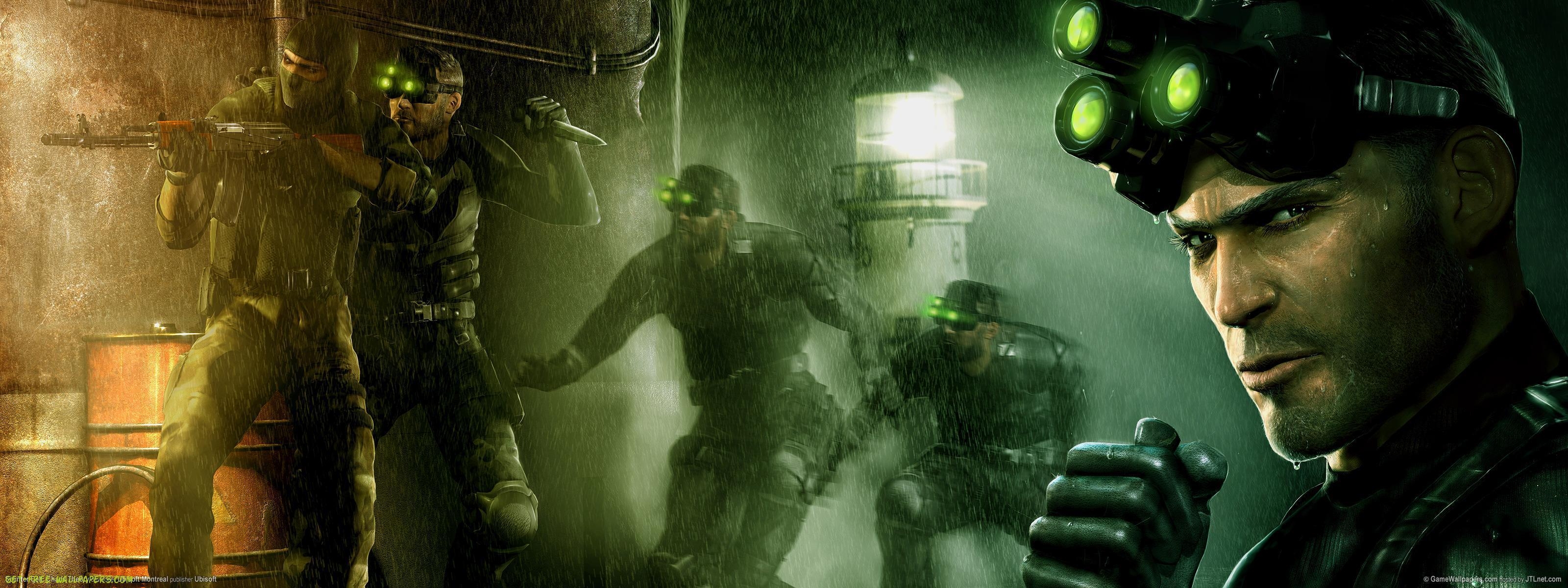 3200x1200 Download Splinter Cell Chaos Theory Wallpaper, Dual Screen